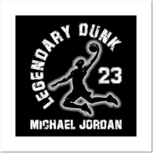 Michael Jordan - Legendary Dunk Posters and Art